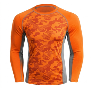 T-shirt de compression à manches longues pour homme, imprimé par sublimation, séchage rapide, haut de sport - Product Image 5