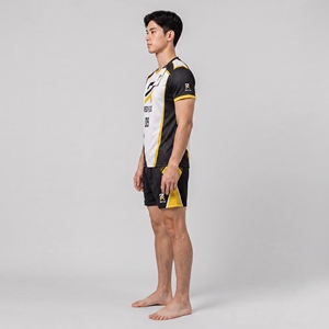 High Quality Volleyball Uniforms Resistant Printing for Team Performance with OEM ODM Athletic Jersey and <b>Shorts</b> with Fade - Product Image 3