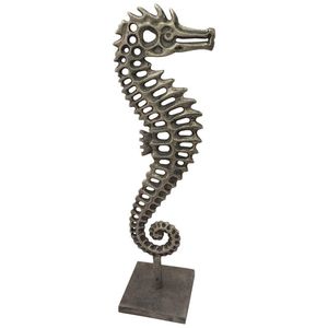 Pièce décorative en aluminium en forme de hippocampe, conçue pour les intérieurs haut de gamme, les maisons artistiques et les expressions de style uniques. - Product Image 6