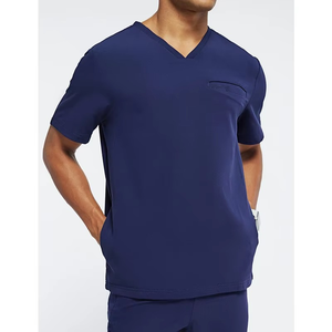 Uniformes Médicos de Alta Calidad, Conjuntos de Pantalones Jogger y Blusa de Manga Corta para Enfermeros, Uniformes de Hospital para Hombres - Product Image 3