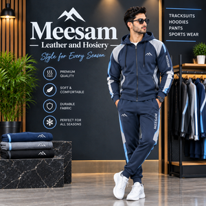 Ensemble survêtement molletonné vert menthe avec sweat à capuche zippé et pantalon de jogging à taille élastique - Product Image 3