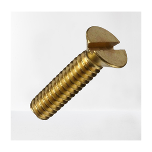 Tornillo de Latón Premium CSK de Cabeza Plana, Fijación de Latón Resistente a la Corrosión para Muebles y Herrajes - Product Image 2