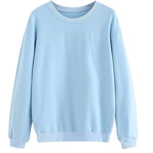 Sweat-shirt court en coton pour femme, col rond, doux et léger, style streetwear, fabrication sous marque privée - Product Image 4