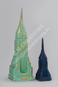 Eiffel Tower Sculpture Gold Plated Metal Figure Modern Handmade Tabletop <b>Decoration</b> for Living Room or Office Desk - Product Image 5