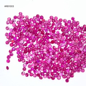 ทับทิมธรรมชาติคุณภาพสูงเกรด 3A จากโมซัมบิก รูปทรงกลม (ล็อต) ขนาด 2.25 มม. น้ำหนัก 28.95 กะรัต สีสดใส พลอยหลวม สำหรับทำเครื่องประดับ - Product Image 2