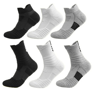 <b>Knee</b> <b>High</b> Thick Knitted Sporty <b>Socks</b> for Men Women Youth Adults-Spandex/Nylon/Cotton Towel Soled for Sports Yoga Cycling - Product Image 1