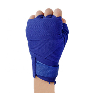 Cotton Durable Boxing Hand Wraps White Comfortable Fit All Seasons Gym <b>Training</b> Use - Product Image 2