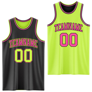 Maillot de basket-ball réversible personnalisé avec logo d'équipe, vêtements de sport - Product Image 2