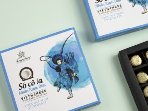 Cajas de Regalo de Chocolate Negro con Vino de Coco de Vietnam, Chocolate al por Mayor para Artículos de Regalo con Empaque Personalizado - Product Image 5