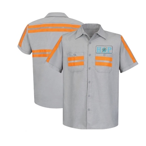 Chemise de travail pour mécanicien automobile homme, en coton, boutonnée, style course, uniforme professionnel, fournisseur en gros, chemise uniforme boutonnée pour homme - Product Image 6