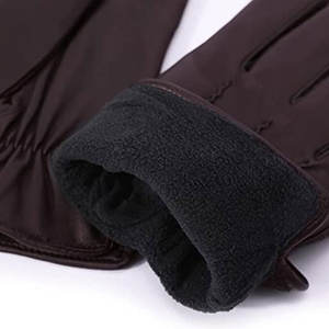 Gants d'hiver en cuir véritable pour femmes et hommes, compatibles avec les écrans tactiles, design personnalisé, respirants, de haute qualité, pour toutes les saisons - Product Image 3