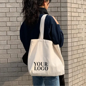 Sac fourre-tout en toile de coton pour le marché américain, vente en gros avec logo et taille personnalisés, idéal pour le shopping et les voyages - Product Image 3