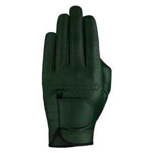Gant de golf en cuir véritable antidérapant, imperméable, respirant, à doigts complets, pour main droite, unisexe, avec fermeture auto-agrippante, à enfiler - Product Image 3