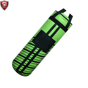 Sac de frappe lourd confortable SUMROOS en cuir, 100 lb, rempli de sable, fermeture à lacets durable, semelle extérieure en caoutchouc pour usage en salle de sport adulte - Product Image 3