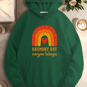 Pertenecer HARMONY DAY todo el mundo pertenece sudaderas casuales de mujer - Product Image 2
