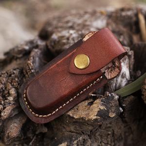 Navaja Plegable de Acero de Damasco Hecha a Mano con Hermosa Empuñadura, Cuchillo Utilitario de Supervivencia para Exteriores, OEM Disponible, Navajas Plegables - Product Image 5