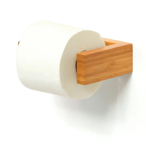 Porte-serviettes en bois créatif de haute qualité à fixer au mur, accessoires de salle de bain, porte-papier toilette - Product Image 2