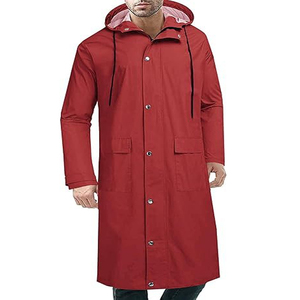 Men's Ultra Casual Hooded Waterproof Printed <b>Rain</b> <b>Jacket</b> 100% Polyester Lightweight for Outdoor Riding Working New Season <b>Rain</b> - Product Image 3