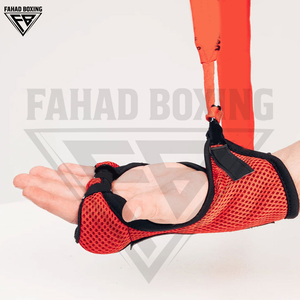 Vendas de Boxeo de Alto Rendimiento, Resistentes, en Color Negro y Rojo, Personalizables, para Adultos, Transpirables, Ajustables, para Entrenamiento - Product Image 6