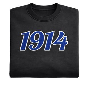 Sweat-shirt en chenille noir Phi Beta Sigma 1914 pour hommes, tissu de qualité supérieure, coupe confortable, vêtements de fraternité grecque, tenue décontractée - Product Image 6