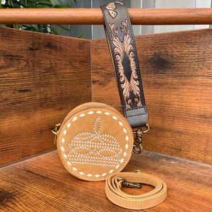 Vente en gros Mini porte-monnaie en cuir suédé de qualité supérieure usiné à la main Pochette à monnaie avec fermeture éclair ronde pour femmes - Product Image 4