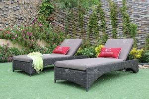 Sillón de Ratán Individual de Diseño Moderno para Exteriores con Cojín Resistente y Ecológico para Espacios de Patio de Hoteles y Resorts - Product Image 4