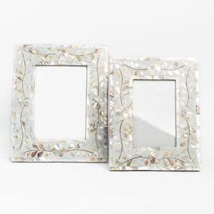 Top quality <b>A3</b> A4 photo <b>frame</b> with pearl shell inlay MOP mother-of-pearls <b>frames</b> for pictures - Product Image 3
