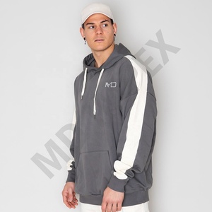 Sudadera con Capucha de Felpa Vintage para Hombre, de Corte Holgado y Talla Grande, Ecológica, con Impresión Digital, Logotipo Personalizado y Bolsillo, Venta al Por Mayor - Product Image 3