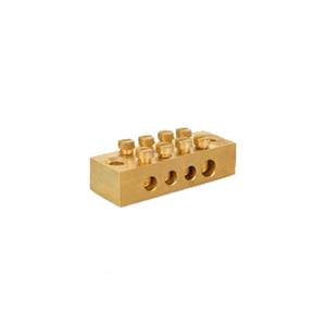 Bloque de Terminales Neutro de 4 Vías de Latón de 32A para Tableros de Distribución Eléctrica, Cajas de Panel y Aplicaciones de Cableado - Product Image 2