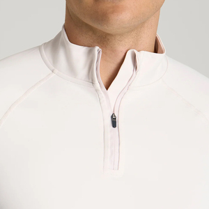 Camiseta Deportiva Transpirable y Ecológica para Hombre, con Cierre de Cremallera de un Cuarto, de Secado Rápido, Absorbe la Humedad, Manga Larga, para Gimnasio, Running y Entrenamiento - Product Image 3