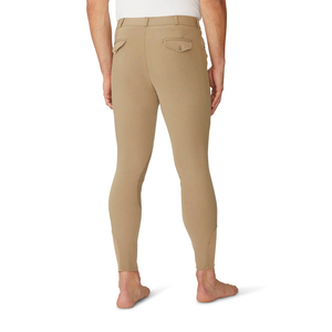 Pantalones de equitación de cuero PU transpirable de alta calidad para hombre, corte ajustado, cierre de velcro, logotipo personalizado - Product Image 6