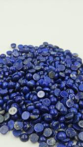 Lapislázuli Azul Natural de Alta Calidad, Forma de Cabujón, Corte Brillante Redondo, Pulido, 6 mm, Piedras Preciosas Certificadas por Terceros - Product Image 5