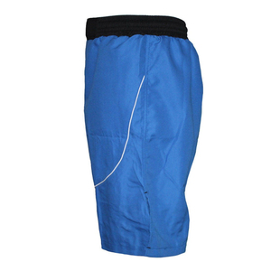 2026 Men's Black and Blue Color Blocked MMA Shorts Stretch Quick Dry Breathable Training Fight Wear Adult Loose Fit - Product Image 3