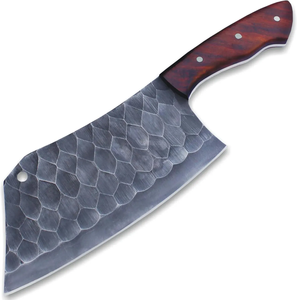 LEGACY BLADES Razor <b>Sharp</b> Carbon Steel Chef Cleaver <b>Knife</b> Premium Wooden Handle <b>Kitchen</b> Cutlery Manufacturer - Product Image 1