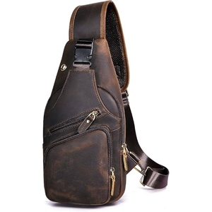 Sac de transport professionnel élégant en cuir véritable pour ordinateur portable et utilisation en bandoulière avec sangle réglable pour le travail, les voyages et l'usage quotidien - Product Image 4