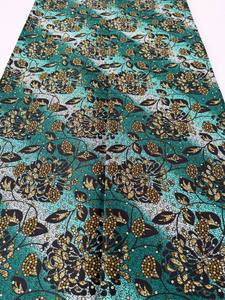 Tissu africain imprimé en wax et coton Ankara de qualité supérieure d'Afrique du Sud avec motifs personnalisés uniques pour la mode moderne et la confection de vêtements - Product Image 2