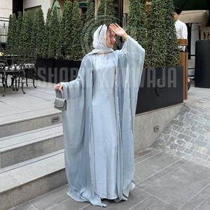 Abaya Casual Musulmana para Mujer, Nueva, Ligera, Transpirable, Larga hasta el Suelo, para Uso Diario, Cuello Alto, Manga Larga, Precio al por Mayor, Superventas - Product Image 2