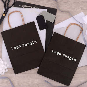 Bolsas de Compra de Papel Kraft Marrón con Logotipo Personalizado |   Bolsas de Papel Kraft al por Mayor con Asas para Comida para Llevar - Product Image 5