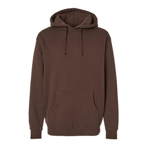 Sweat-shirt à capuche pour homme à manches raglan en mélange de coton, pull décontracté et sportif, coupe confortable avec poche kangourou - Product Image 1