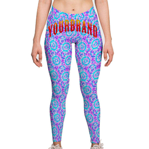 Women's High Waist Full Length Plaid Pattern <b>Seamless</b> <b>Leggings</b> Four-Way Stretch Quick Dry Anti-Bacterial Anti-Odor Custom Logo - Product Image 1