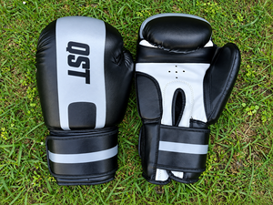 Gants de boxe en cuir PU de qualité supérieure, gants d'entraînement absorbant les chocs, fermeture sécurisée du poignet, protection rembourrée des mains pour la boxe - Product Image 1