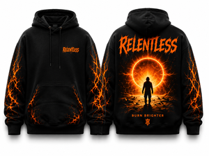 Sudadera con Capucha Personalizada con Gráfico de Eclipse de Sol, Sudadera Holgada de Estilo Urbano, Unisex, OEM, ODM - Product Image 3