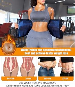 Sculpt Touch Waist <b>Trainer</b> <b>Women</b> Adjustable Sweat Band Belt Tummy Control Slimming Weight Loss Workout Support Protection - Product Image 2