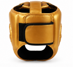 HAWK SPORTS INDUSTRIES Casque de boxe en PU doré avec masque de protection facial pour l'entraînement, le sparring, le MMA, le Muay Thai, le Taekwondo, unisexe, pour jeunes - Product Image 2