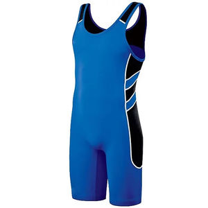 Men's Wrestling Singlet Deep V Neck X-Strap Regular Customized Team Name 140g Fabric All Seasons Moisture Wicking Adult Size - Product Image 5