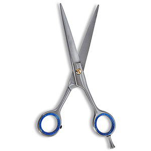 Professional Stainless Steel Sharp <b>Blade</b> Long Handle Right-Handed Hair Scissors for Salon Use and <b>Barber</b> Applications - Product Image 1