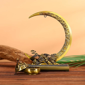 Brûleur d'encens indien Bakhoor élégant et luxueux, design arabe, écologique, parfum d'ambiance religieux et décoration intérieure - Product Image 6