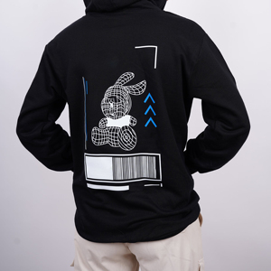 Sweat-shirts à capuche pour hommes, coupe classique, en molleton épais 100% coton, noirs, vierges, personnalisables avec logo, style streetwear, vente en gros OEM - Product Image 4