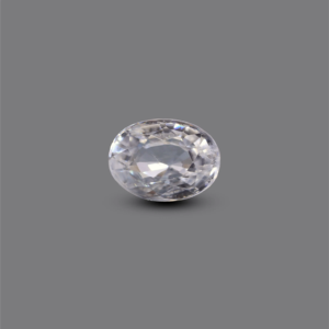 Lab-Created White Zircon 4.35 Carat Loose Gemstone Princess Brilliant Cut for Fine Jewelry - Product Image 1