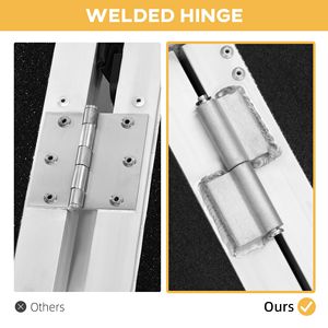 Rampa Plegable de Aluminio de 2 Pies con Superficie Antideslizante y Capacidad de 600 Libras para Puertas - Product Image 5
